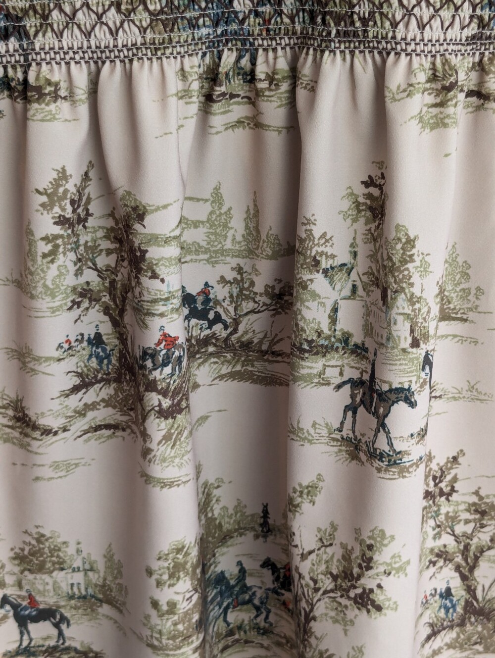 Hill House • The Vivi Nap Dress Equestrian Multi Equestrian Toile - Picture 4 of 10